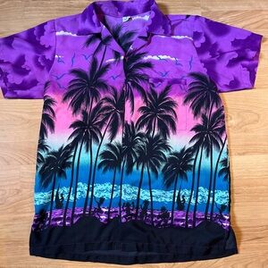 Vibrant Tropical Palm Tree Shirt